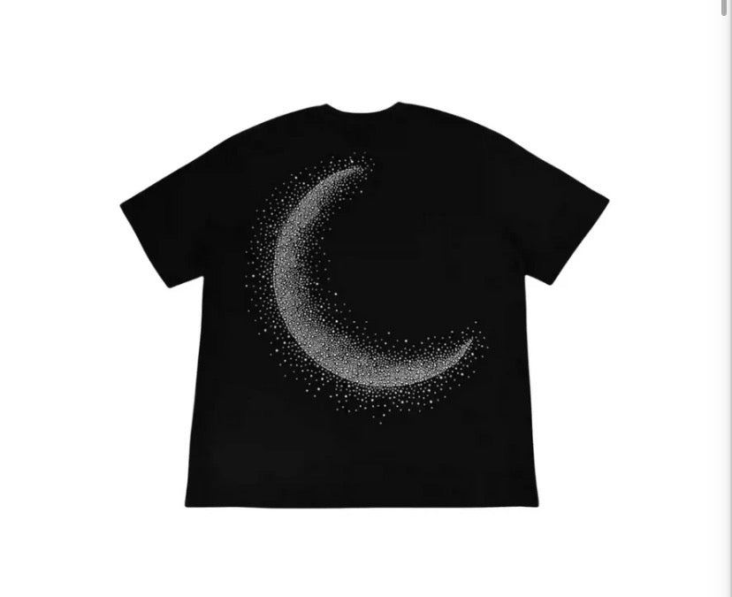 VYBES Rhinestone Moon Tee