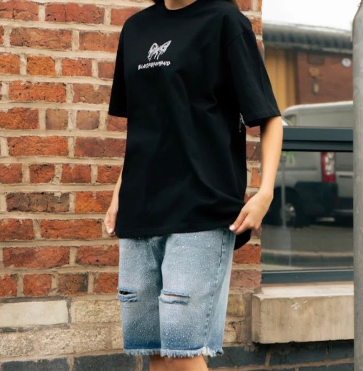 VYBES Rhinestone Jorts