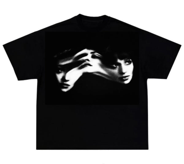 VYBES Shadow Faces Oversized T-Shirt