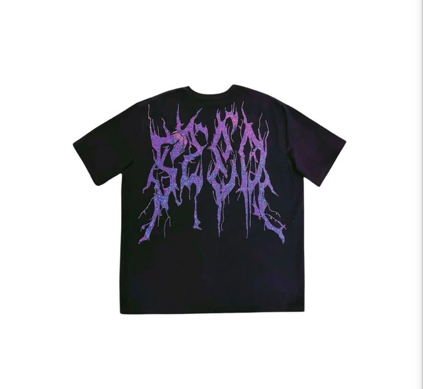 VYBES Rhinestone Drip Tee