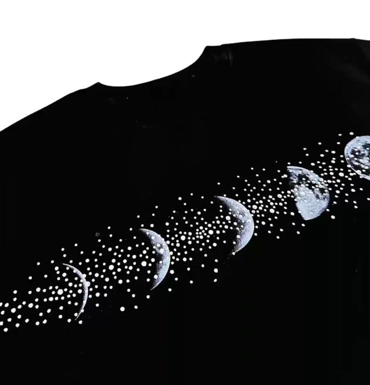 VYBES Rhinestone Moon Tee
