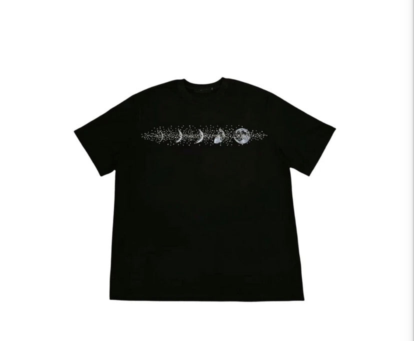 VYBES Rhinestone Moon Tee