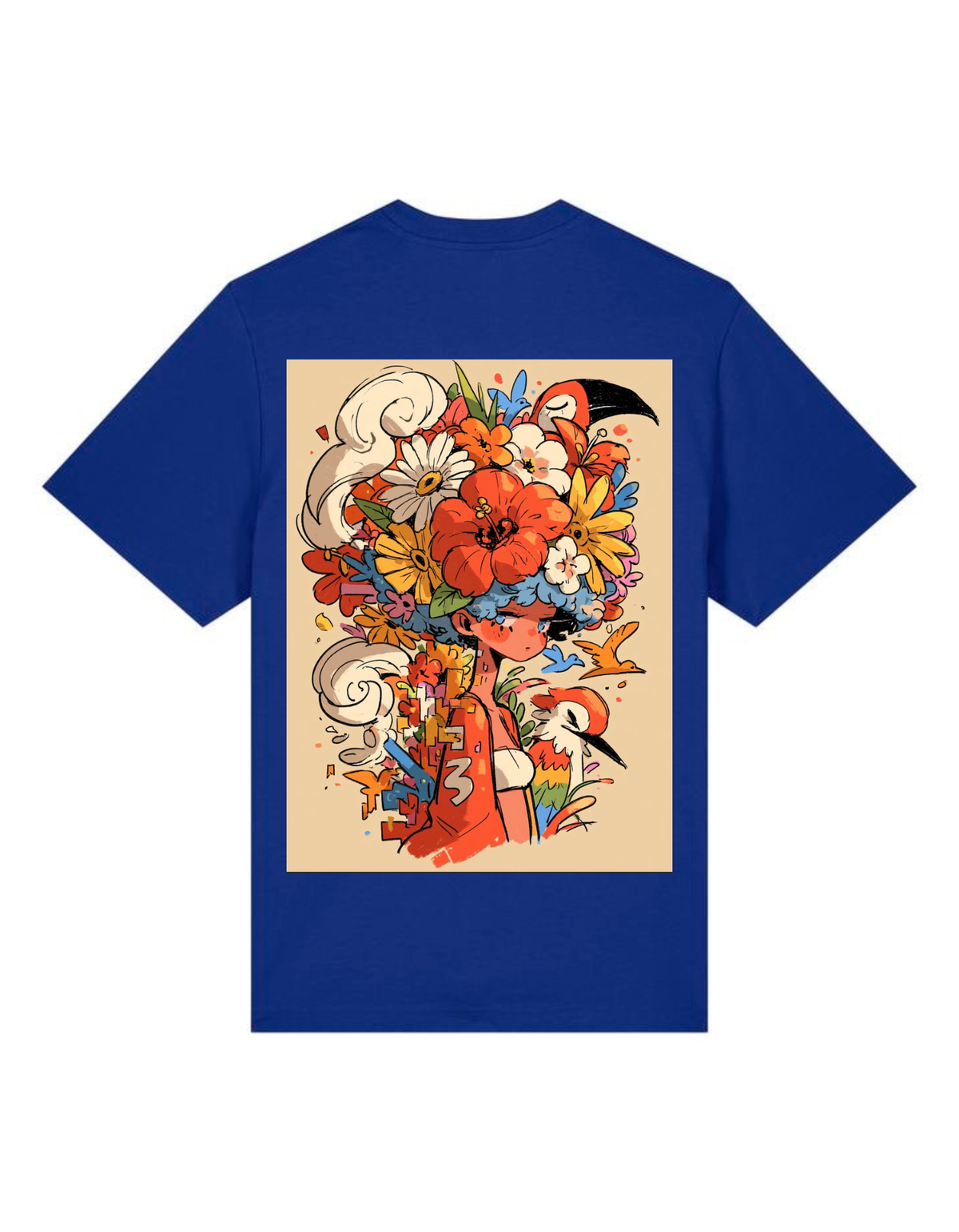 VYBES Blooming Soul Oversized T-Shirt