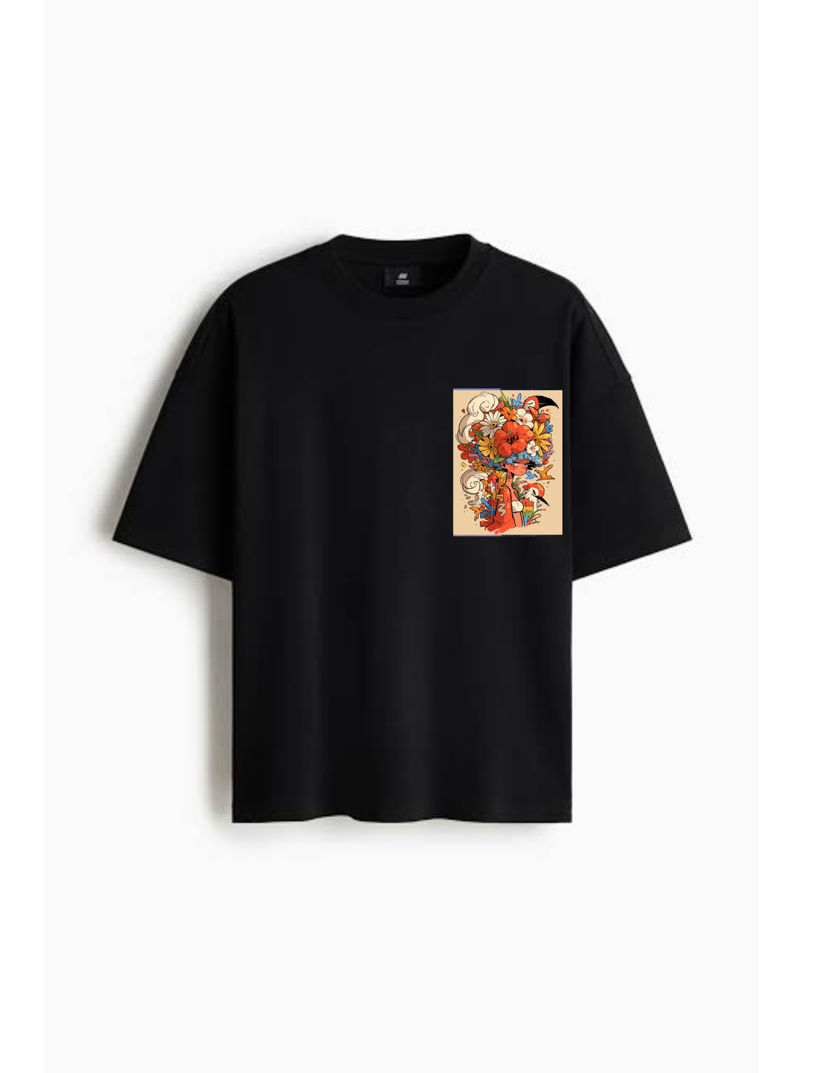 VYBES Blooming Soul Oversized T-Shirt
