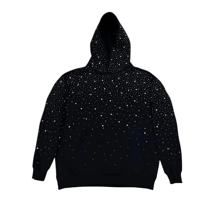Funkyvibe Rhinestone Galaxy Hoodie